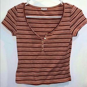 Striped top from garage!!
